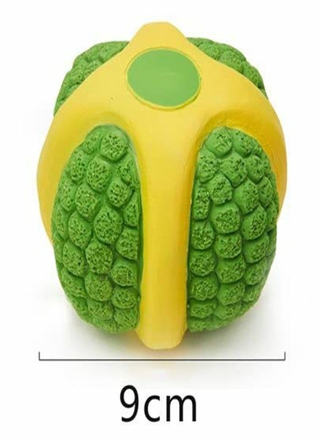 PETLICIOUS & MORE لعبة جرو من اللاتكس تصدر صوتاً على شكل كرة بطيخ خضراء (متوسطة) من PETLICIOUS & MORE EETOYS - Image 3